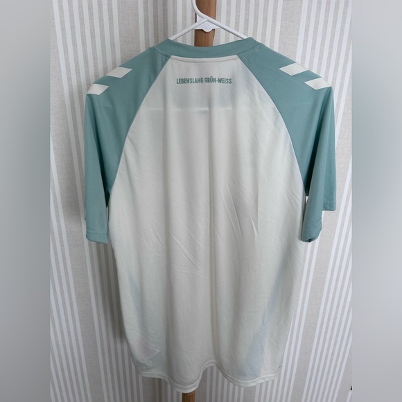 NWT 2024-2025 Werder Bremen Away Shirt Soccer Jersey Size US Small Mint/Cream - Picture 9 of 11